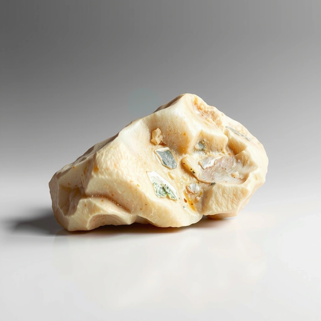 Piedra pulida y brillante, simbolizando minerales y fuerza.